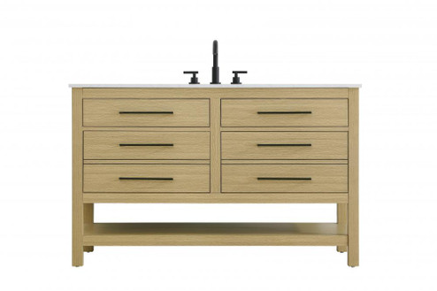 Vanity Cabinet 4DW 54''W x 22''D x 34''H Honey Brown (758|VF60554MHB)