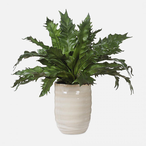 Uttermost Verdure Fern In Glazed Pot (85|60229)