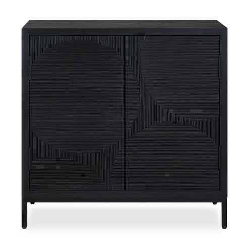 Uttermost Beswick Black 2 Door Cabinet (85|50063)