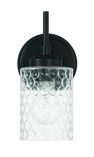 Claire 1 Light Wall Sconce in Flat Black (20|60501-FB)