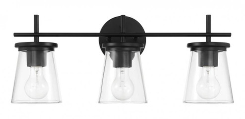 Connell 3 Light Vanity in Flat Black (20|60403-FB)