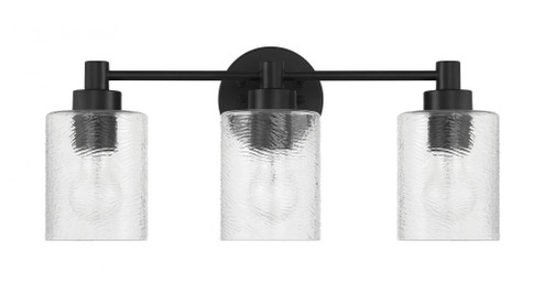 Lyndsey 3 Light Vanity in Flat Black (20|60203-FB)