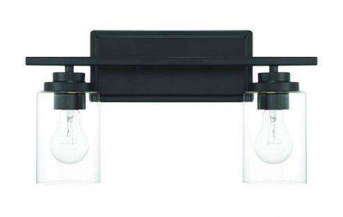 Clark 2 Light Vanity in Flat Black (20|20417FB2)