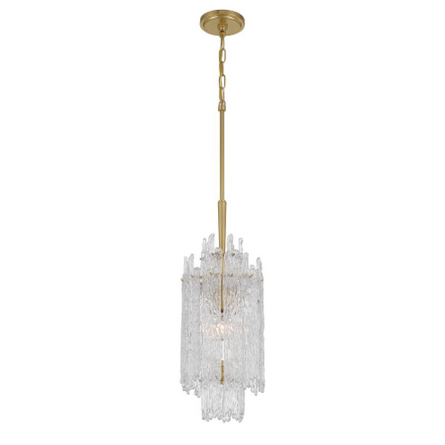 Libby Langdon Ackerly 8.5'' Aged Brass Chandelier (205|ACK-921-AG)