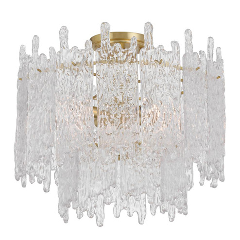 Libby Langdon Ackerly 16'' Aged Brass Semi Flush Mount (205|ACK-920-AG)