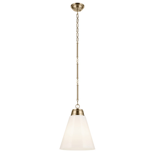 Marsailli 19.75'' 1-Light Large Pendant with Opal Glass in Champagne Bronze (10687|52662CPZ)