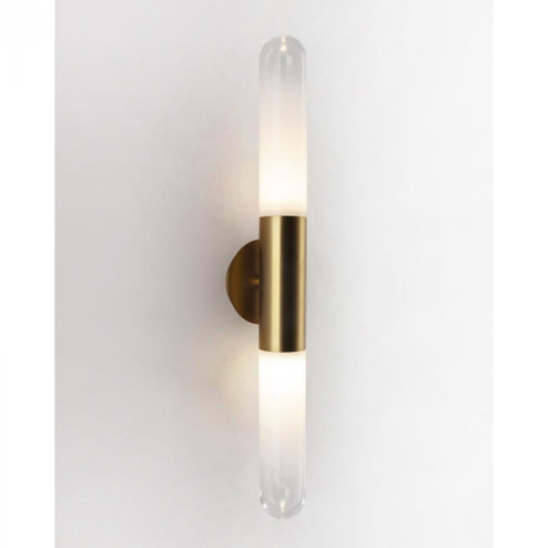 Tribeca 33'' Wall Sconce In Aged Brass (4450|HF7402-AB)