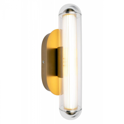 Nautilus 16'' Wall Sconce In Aged Brass (4450|HF7305-AB)