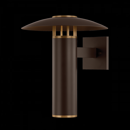 Birk Exterior Wall Sconce (52|B7915-PBR/BRZ)