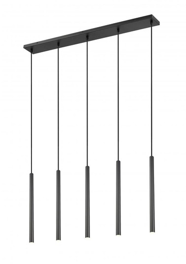 5 Light Linear Chandelier (276|919MP24-5L-MB-LED)