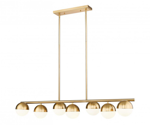 7 Light Linear Chandelier (276|7517-7L-MGLD)