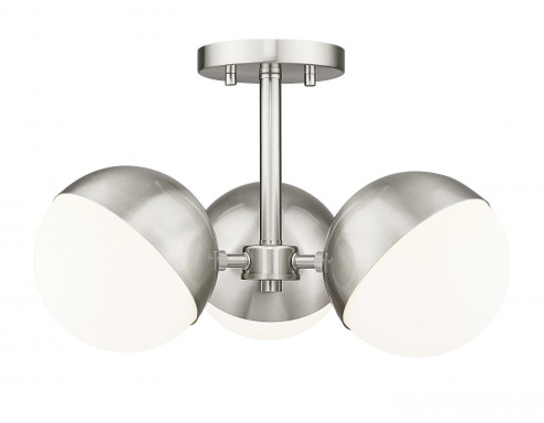 3 Light Semi Flush Mount (276|7517-3SF-BN)