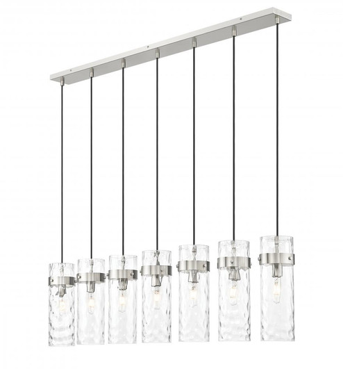 7 Light Linear Chandelier (276|7002P5-7L-BN)