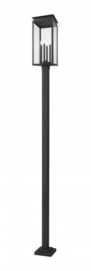 4 Light Outdoor Post Mounted Fixture (276|5018PHBS-536P-BK)