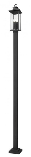 4 Light Outdoor Post Mounted Fixture (276|5017PHBS-536P-BK)
