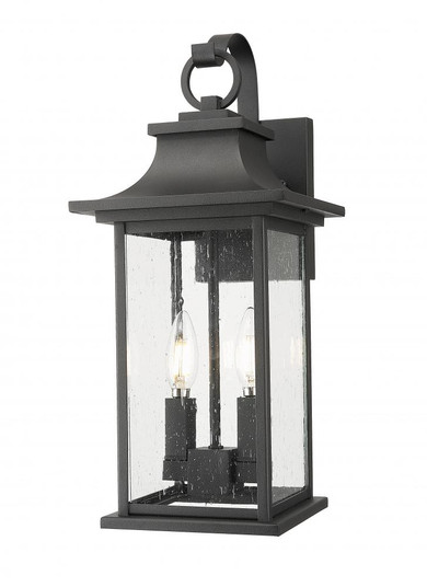 2 Light Outdoor Wall Light (276|5017M-BK)