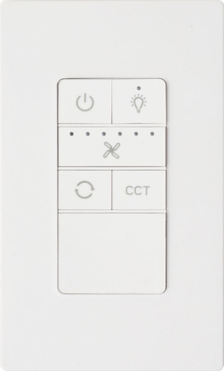 6 - Speed with Dimmer and Reverse Hardwire Bond Wall Control for Smart Fans in White (38|ESSWC-14)
