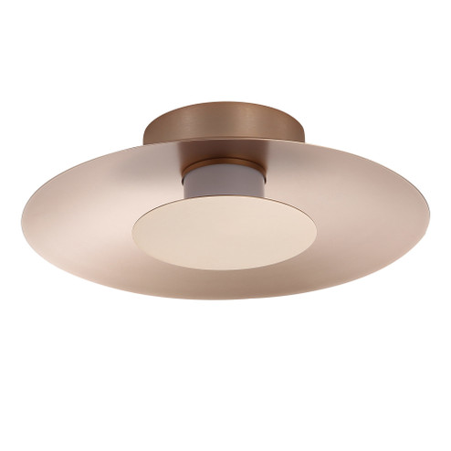 Yep by Golden Lighting Luma Integrated LED Flush Mount in French Gold and French Gold shade (36|6400-FM12 FRG-FRG)