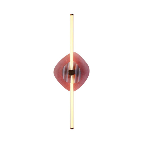 Yep by Golden Lighting Colorella LED Wall Sconce in Rose Gold with Purple and Blue Glass (36|3882-39 RG PU-RB)