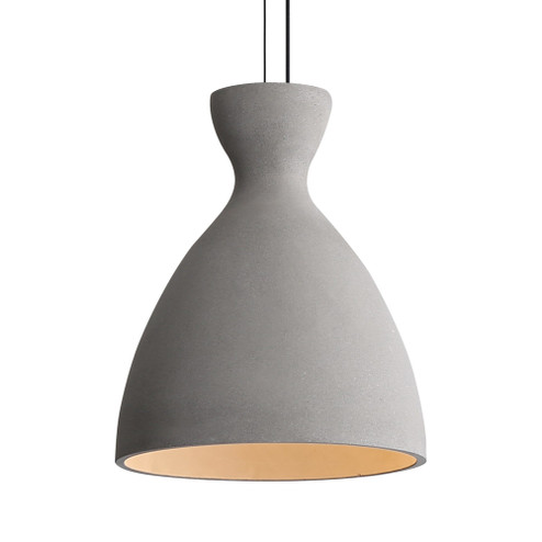 Golden Lighting Aethera 10in Integrated LED Pendant in Grey Cement (36|2173-10 GCT)