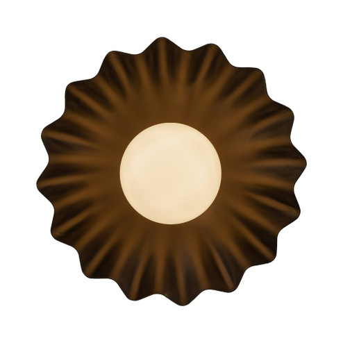 Soleil 10-in Matte Black/Opal Glass LED Wall/Vanity Light (7713|WV436910MBOP-3WCCT-UNV)