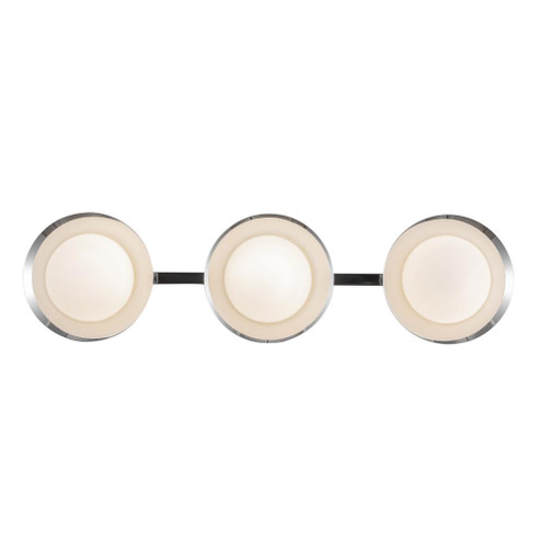 Cleo 23-in Chrome/Opal Glass LED Vanity Light (461|VL77923-CH/OP)