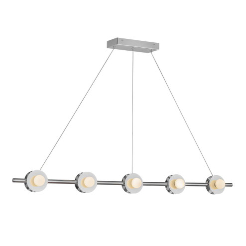 Elixir 48-in Chrome Dimmable LED Linear Pendant (461|LP15548-CH-UNV)