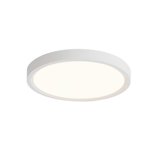 Mio 7-in White LED Flush Mount (461|FM47707-WH-5CCT)