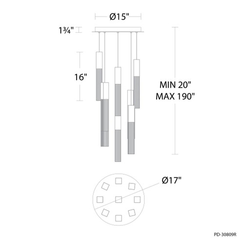 CINEMA 9LT RNDMULTI 4CCT 27/30/35/4000K (3612|PD-30809R-BK)