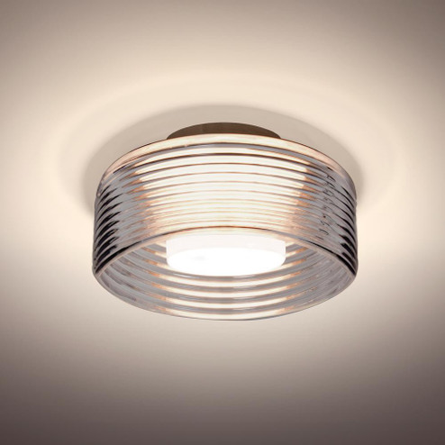 Belu Ceiling, Smoke Shade, Bronze Finish, 1x5W LED (127|BELUSMC-LED-BR)