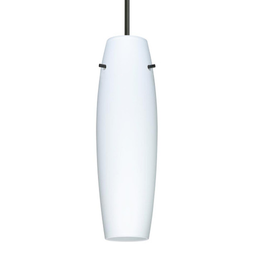 Besa Suzi 14 Pendant Opal Matte, Black, 1x9W LED (127|1JT-489707-LED-BK)