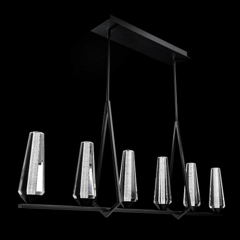 Devotion 47IN LED 3000K/3500K/4000K Pendant in Black with Radiance® Crystal Dust (1118061|BPD66247-BK)