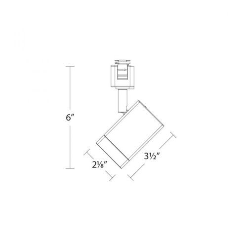 Ocularc 7013 - 5CCT Track Luminaire (16|J-7013-CS-BK)