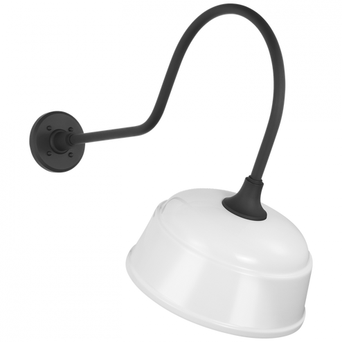 Academy 26'' Angled Flynn Barn Light (279|TOB 2803MBK/S6-WHT)