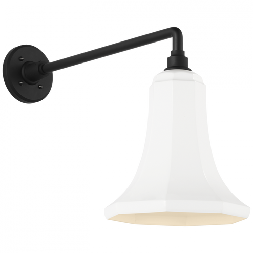 Academy 17.5'' Mack Barn Light (279|TOB 2812MBK/S9-WHT)