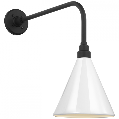 Academy 20'' Rex Barn Light (279|TOB 2809MBK/S10-WHT)