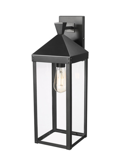 Yates 21.75'' High 1-Light Outdoor Wall Sconce - Painted Black (670|22921-PBK)
