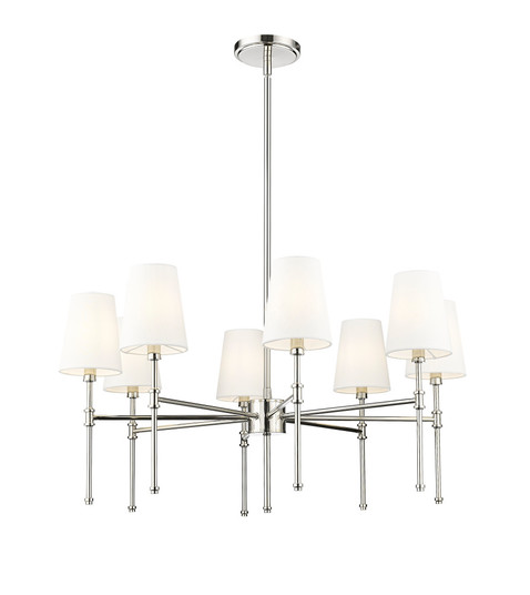 Adorra 30'' Wide 8-Light Chandelier - Polished Nickel (670|16108-PN)
