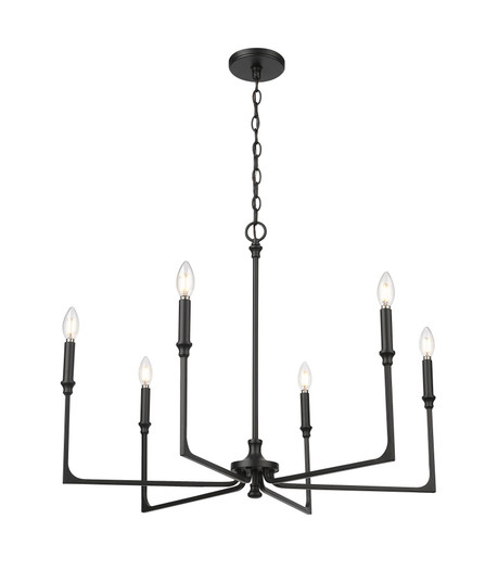 Azara 32'' Wide 6-Light Chandelier - Matte Black (670|25306-MB)