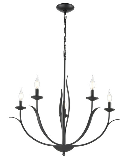 Charlize 29.5'' Wide 5-Light Chandelier - Matte Black (670|44105-MB)