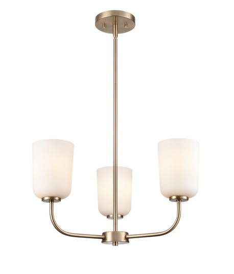 Laphia 21'' Wide 3-Light Chandelier - Modern Gold (670|214003-MG)