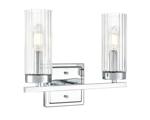 Iversen 12.5'' Wide 2-Light Vanity - Polished Chrome (670|46002-CH)