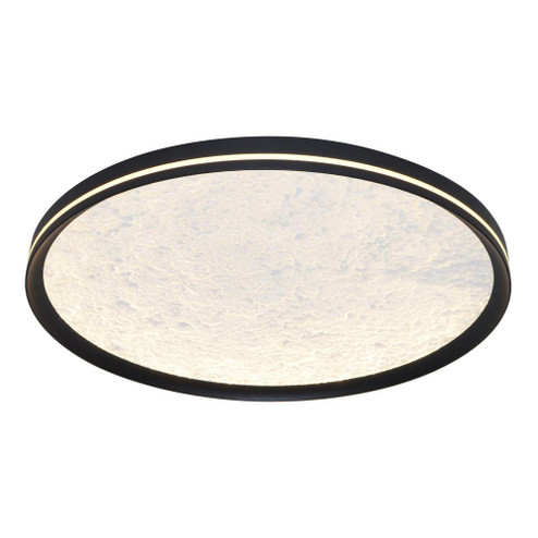 Luna Integrated LED Flush Mount 16'', Black (12|AC6873BK)