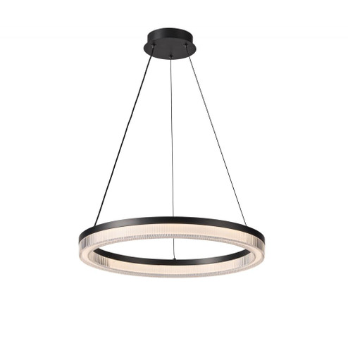 Ari Integrated LED Pendant 20'', Black (12|AC6832BK)