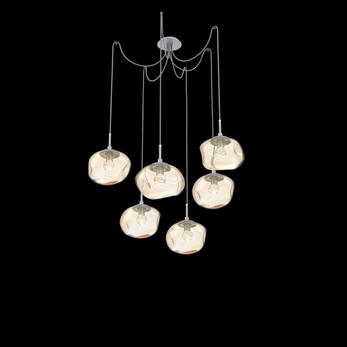 Nova Round 6pc Swag Multi-Pendant (LED) (1289|SCB0068-06-CS-FA-C01-L1)