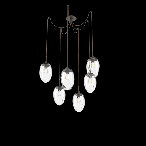 Meteo Round 6pc Swag Multi-Pendant (Bulb) (1289|SCB0063-06-FB-C-C01-E2)