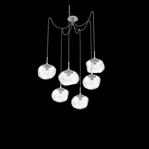 Nova Round 6pc Swag Multi-Pendant (Bulb) (1289|SCB0064-06-CS-C-C01-E2)