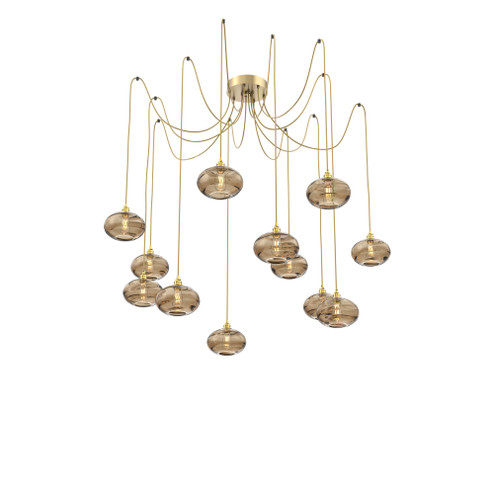 Coppa Round 12pc Swag Multi-Pendant (1289|SCB0036-12-GB-OB-C01-E2)