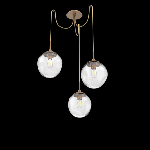 Aster Round 3pc Swag Multi-Pendant (Bulb) (1289|SCB0062-03-NB-C-C01-E2)