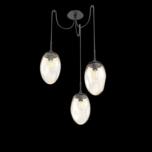 Meteo Round 3pc Swag Multi-Pendant (Bulb) (1289|SCB0063-03-MB-A-C01-E2)
